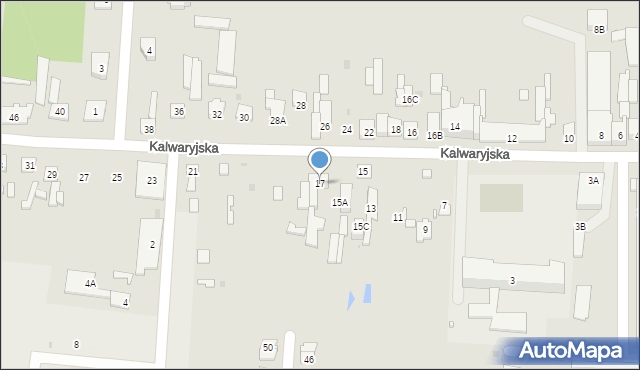Góra Kalwaria, Kalwaryjska, 17, mapa Góra Kalwaria