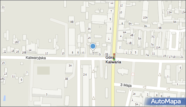 Góra Kalwaria, Kalwaryjska, 2, mapa Góra Kalwaria