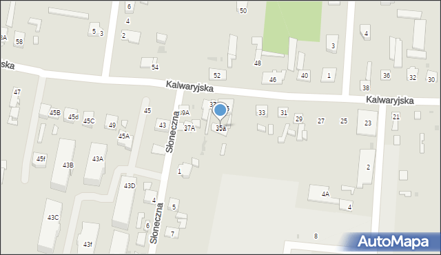 Góra Kalwaria, Kalwaryjska, 35a, mapa Góra Kalwaria