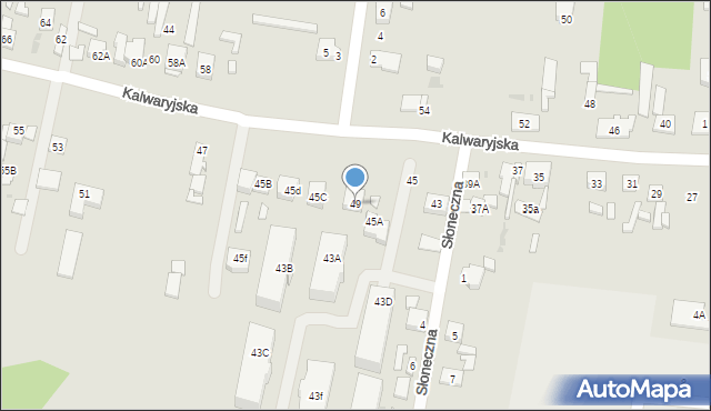 Góra Kalwaria, Kalwaryjska, 49, mapa Góra Kalwaria