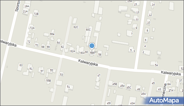 Góra Kalwaria, Kalwaryjska, 58A, mapa Góra Kalwaria