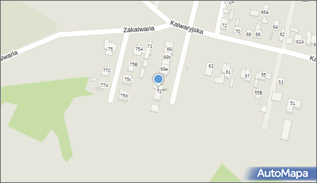 Góra Kalwaria, Kalwaryjska, 71, mapa Góra Kalwaria