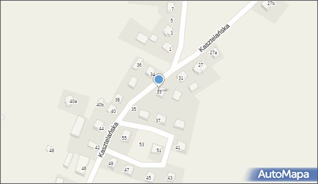 Goręczyno, Kasztelańska, 33, mapa Goręczyno