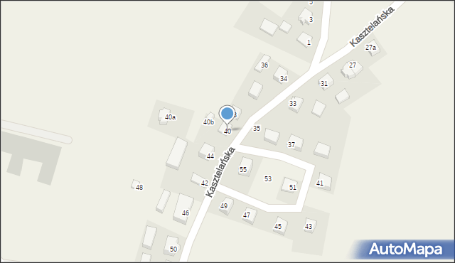 Goręczyno, Kasztelańska, 40, mapa Goręczyno