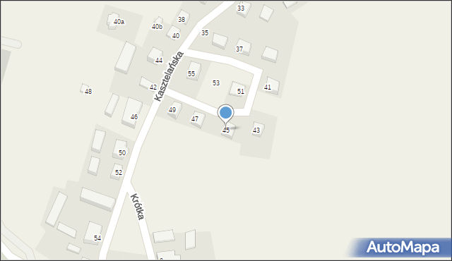 Goręczyno, Kasztelańska, 45, mapa Goręczyno