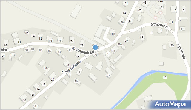 Goręczyno, Kasztelańska, 79, mapa Goręczyno