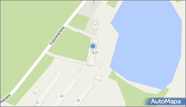 Goręczyno, Kasztelańska, 9, mapa Goręczyno