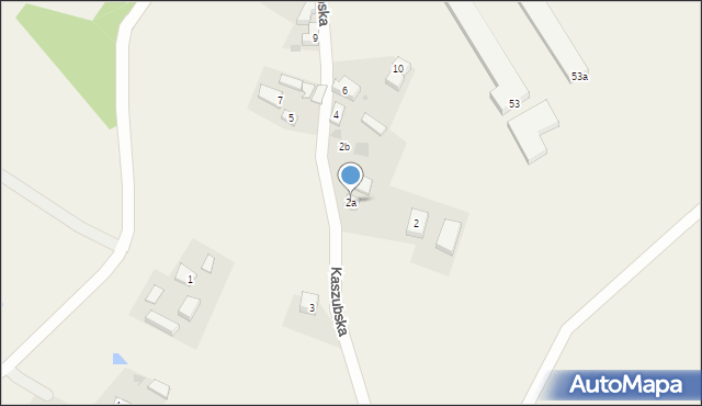 Goręczyno, Kaszubska, 2a, mapa Goręczyno