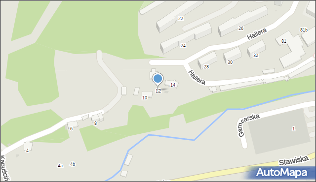 Gorlice, Kapuścińskiego Józefa, 12, mapa Gorlic