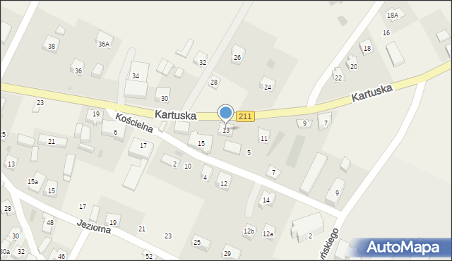 Gowidlino, Kartuska, 13, mapa Gowidlino