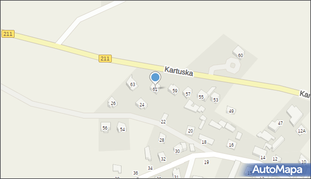 Gowidlino, Kartuska, 61, mapa Gowidlino