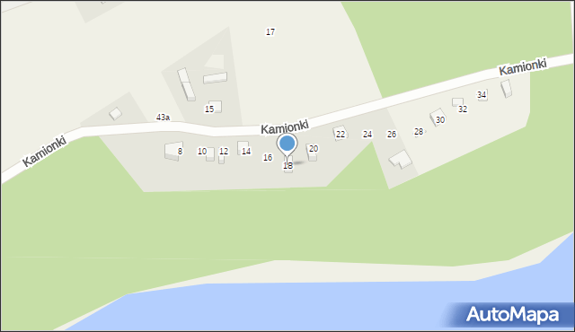 Grabówko, Kamionki, 18, mapa Grabówko