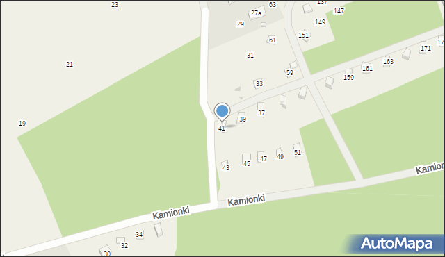 Grabówko, Kamionki, 41, mapa Grabówko