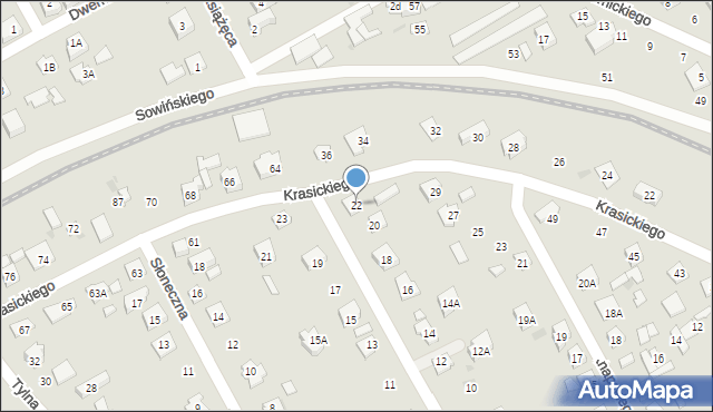 Grodzisk Mazowiecki, Kasprowicza Jana, 22, mapa Grodzisk Mazowiecki