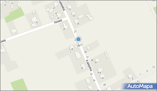 Grodzisko, Kalejska, 16b, mapa Grodzisko