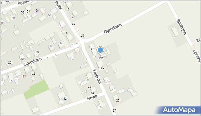 Grodzisko, Kalejska, 19b, mapa Grodzisko