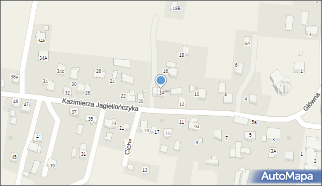 Grojec, Kazimierza Jagiellończyka, 14, mapa Grojec