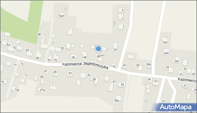 Grojec, Kazimierza Jagiellończyka, 44, mapa Grojec