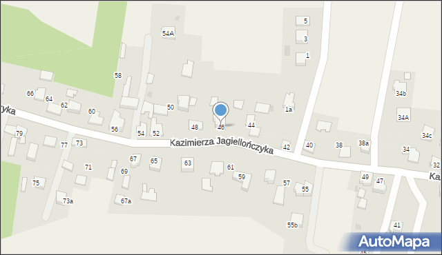 Grojec, Kazimierza Jagiellończyka, 46, mapa Grojec