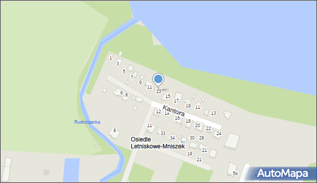 Grudziądz, Kantora Tadeusza Marii, 13, mapa Grudziądza