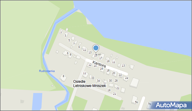 Grudziądz, Kantora Tadeusza Marii, 15, mapa Grudziądza