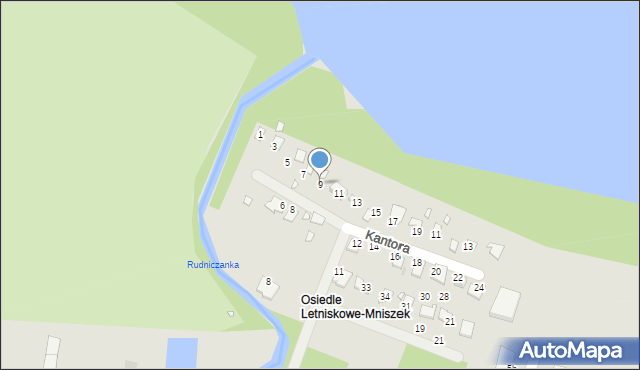 Grudziądz, Kantora Tadeusza Marii, 9, mapa Grudziądza