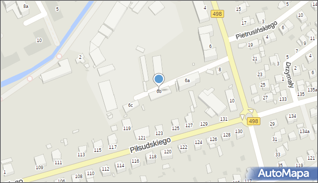 Grudziądz, Karabinierów, 6b, mapa Grudziądza