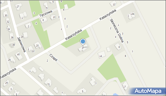 Gruszczyn, Katarzyńska, 17, mapa Gruszczyn