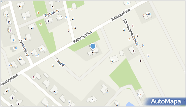 Gruszczyn, Katarzyńska, 21, mapa Gruszczyn