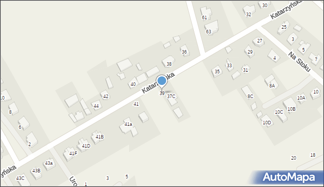 Gruszczyn, Katarzyńska, 39, mapa Gruszczyn