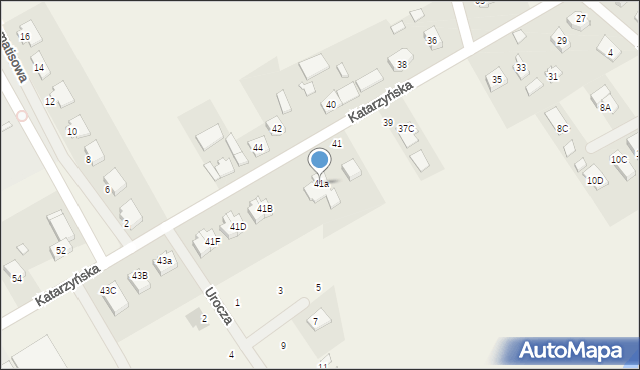 Gruszczyn, Katarzyńska, 41a, mapa Gruszczyn