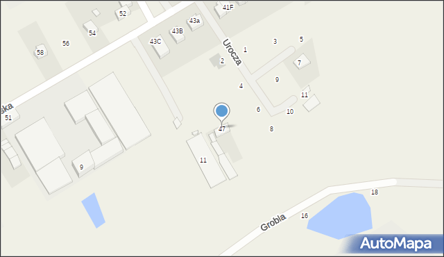 Gruszczyn, Katarzyńska, 47, mapa Gruszczyn