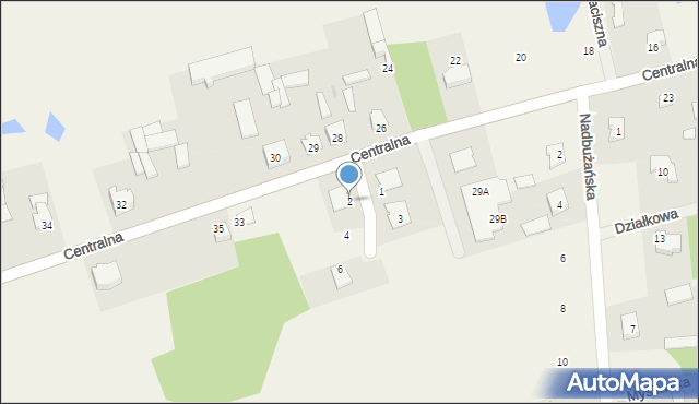 Gulczewo, Kameralna, 2, mapa Gulczewo