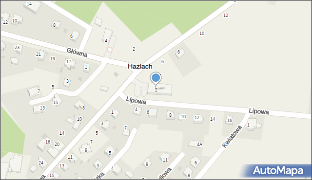 Hażlach, Karnowiec, 2, mapa Hażlach