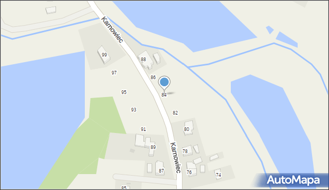 Hażlach, Karnowiec, 84, mapa Hażlach