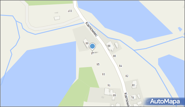 Hażlach, Karnowiec, 97, mapa Hażlach