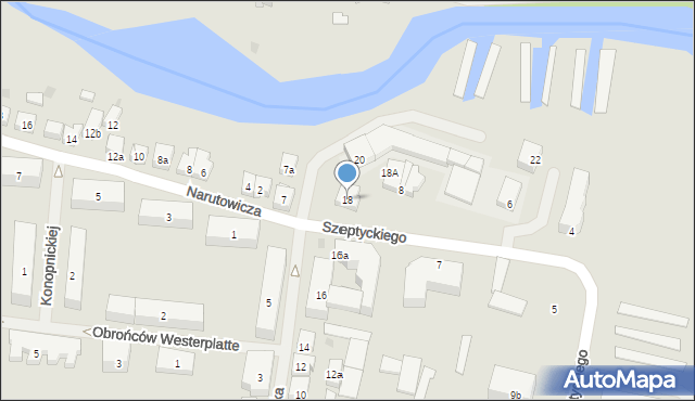 Iława, Kazimierza Jagiellończyka, 18, mapa Iława