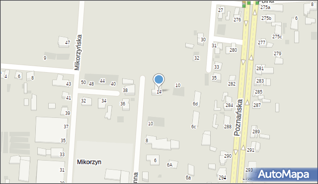 Inowrocław, Kamienna, 14, mapa Inowrocławia