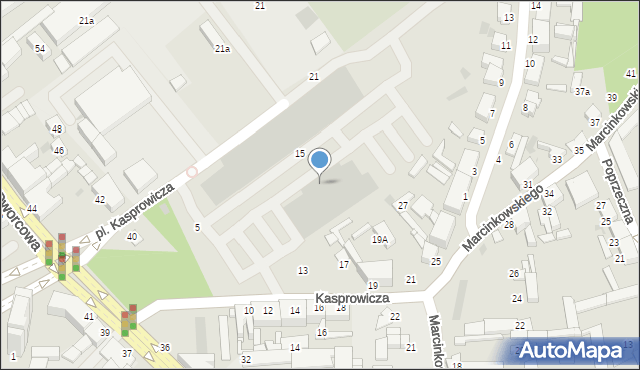 Inowrocław, Kasprowicza Jana, 13, mapa Inowrocławia