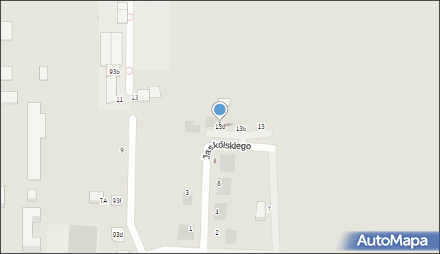 Inowrocław, Kaźmierskiego Tadeusza, 13d, mapa Inowrocławia