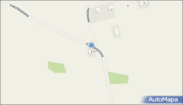 Izabelin, Kasztelańska, 1, mapa Izabelin