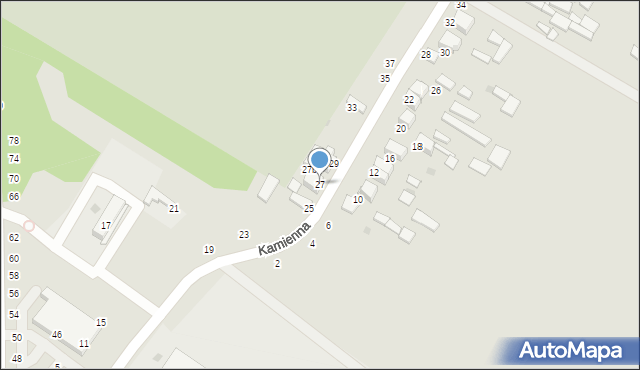 Janów Lubelski, Kamienna, 27, mapa Janów Lubelski