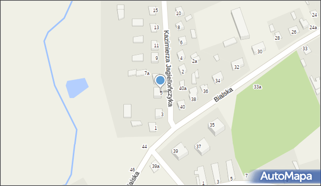 Janów Podlaski, Kazimierza Jagiellończyka, 5, mapa Janów Podlaski