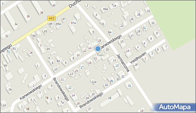 Jarocin, Karwowskiego Stanisława, 23, mapa Jarocin