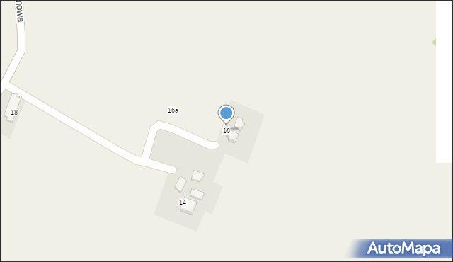 Jarząbkowice, Kasztanowa, 16, mapa Jarząbkowice