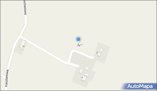 Jarząbkowice, Kasztanowa, 16a, mapa Jarząbkowice