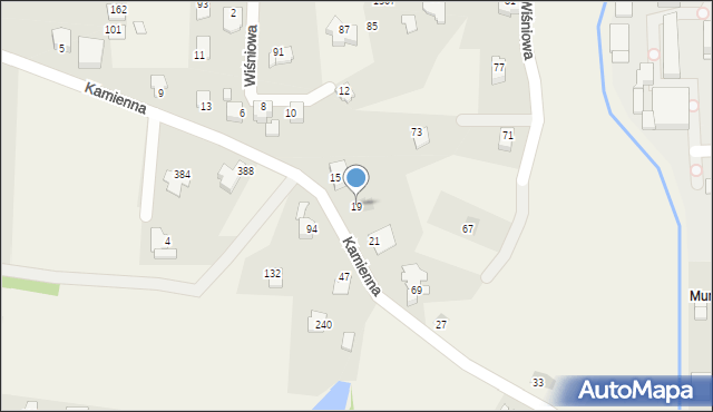Jasienica, Kamienna, 19, mapa Jasienica