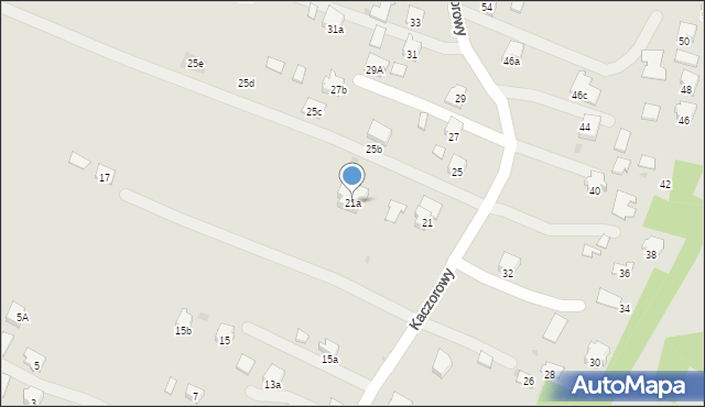 Jasło, Kaczorowy, 21a, mapa Jasła