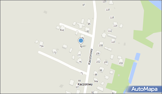 Jasło, Kaczorowy, 79, mapa Jasła