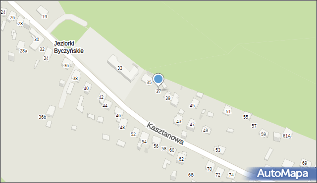 Jaworzno, Kasztanowa, 37, mapa Jaworzno